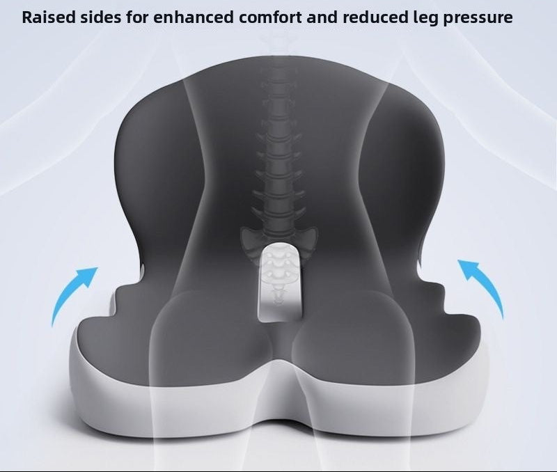 Memory foam integrated seat cushion backrest