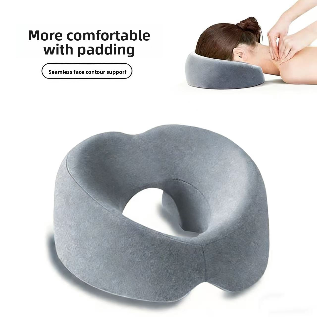 Ergonomic Face Massage Pillow