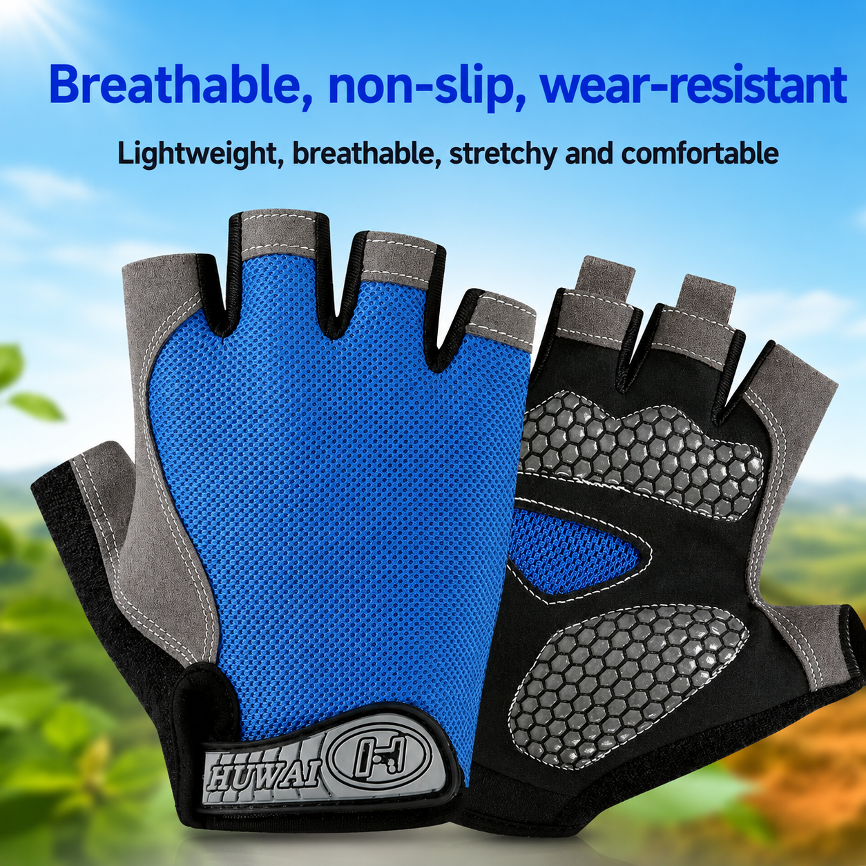 Half Finger Fitness Gloves for Sports and Training