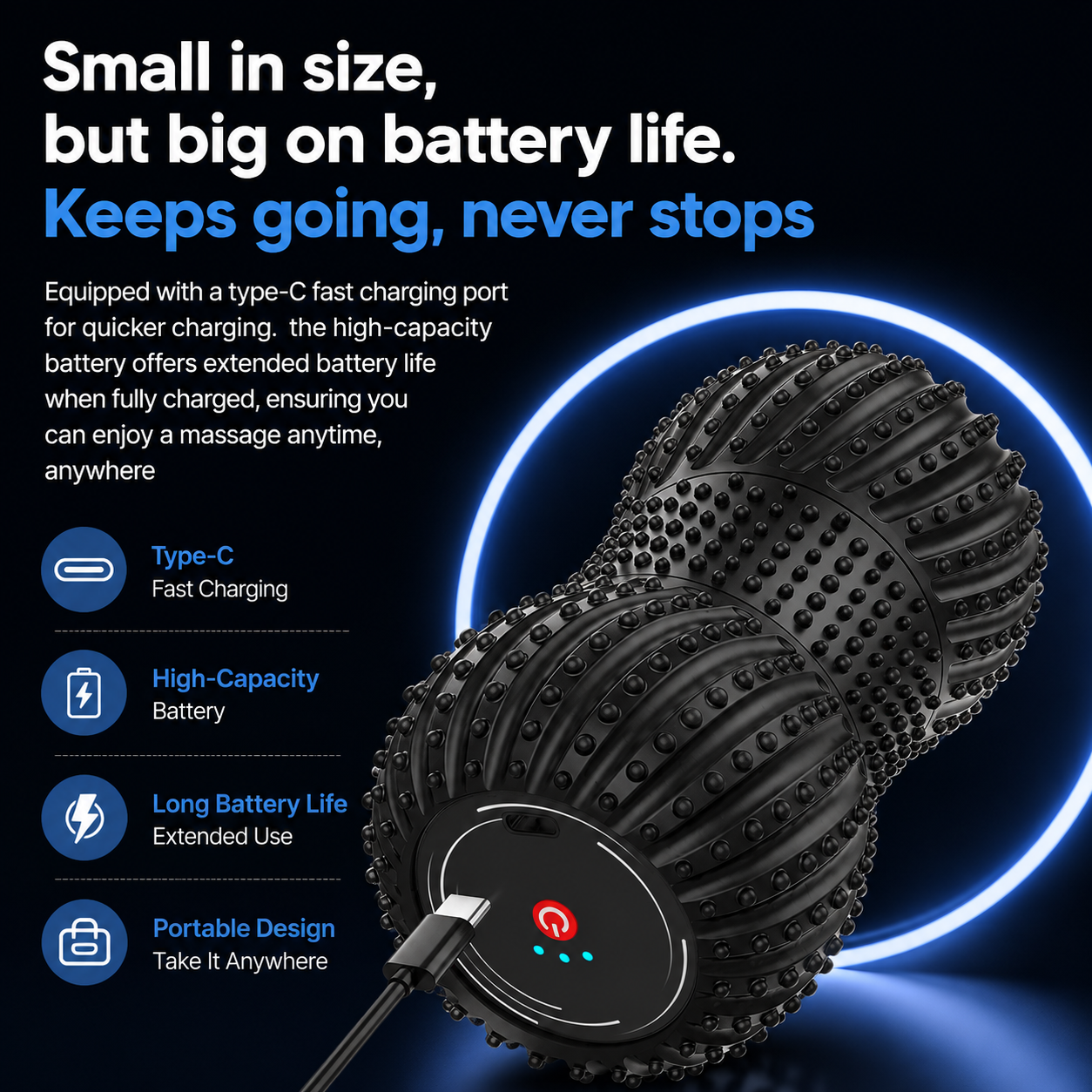 Yoga Massage Roller Muscle Recovery Tool - Oventis Life