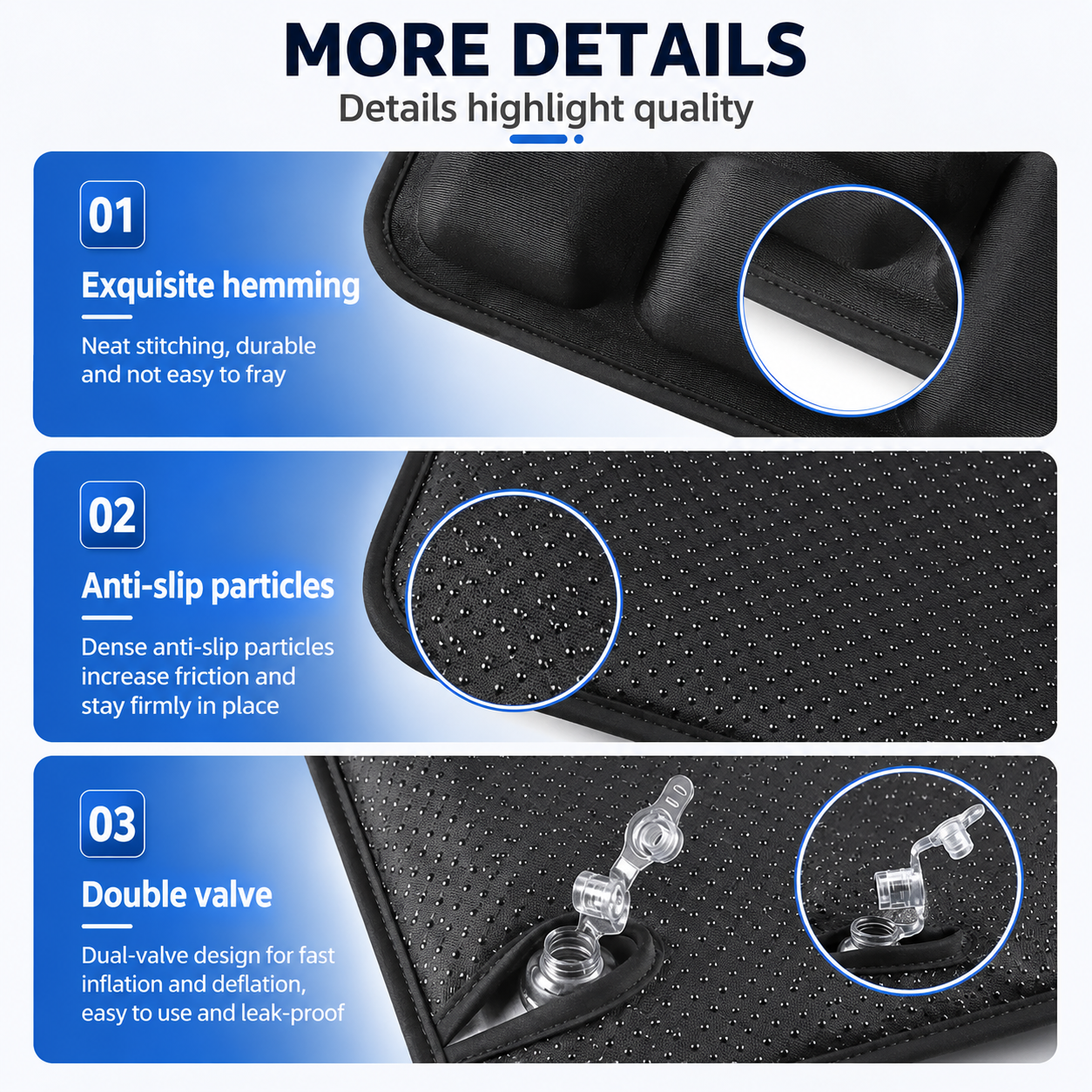 Air Pressure Relief Seat Cushion for Office and Car