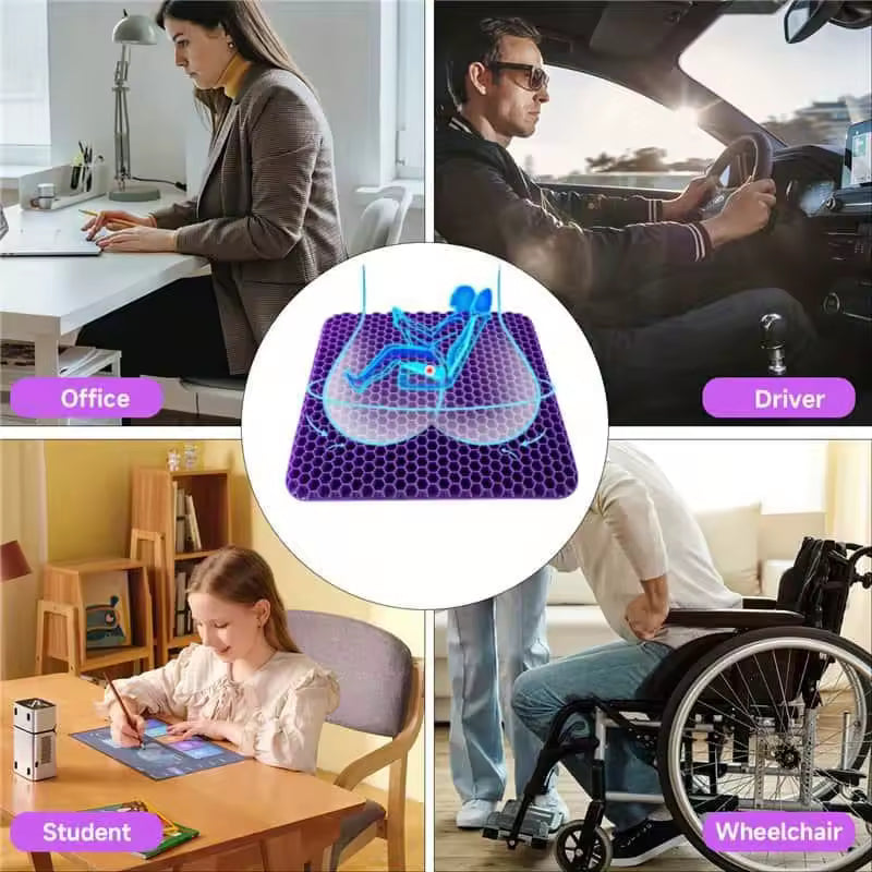 Breathable Gel Ice Cushion for Car Office Home Use