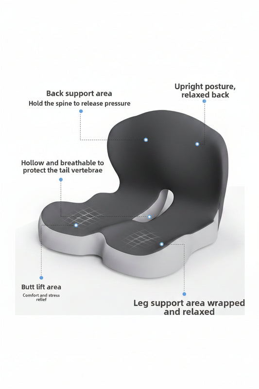 Memory foam integrated seat cushion backrest